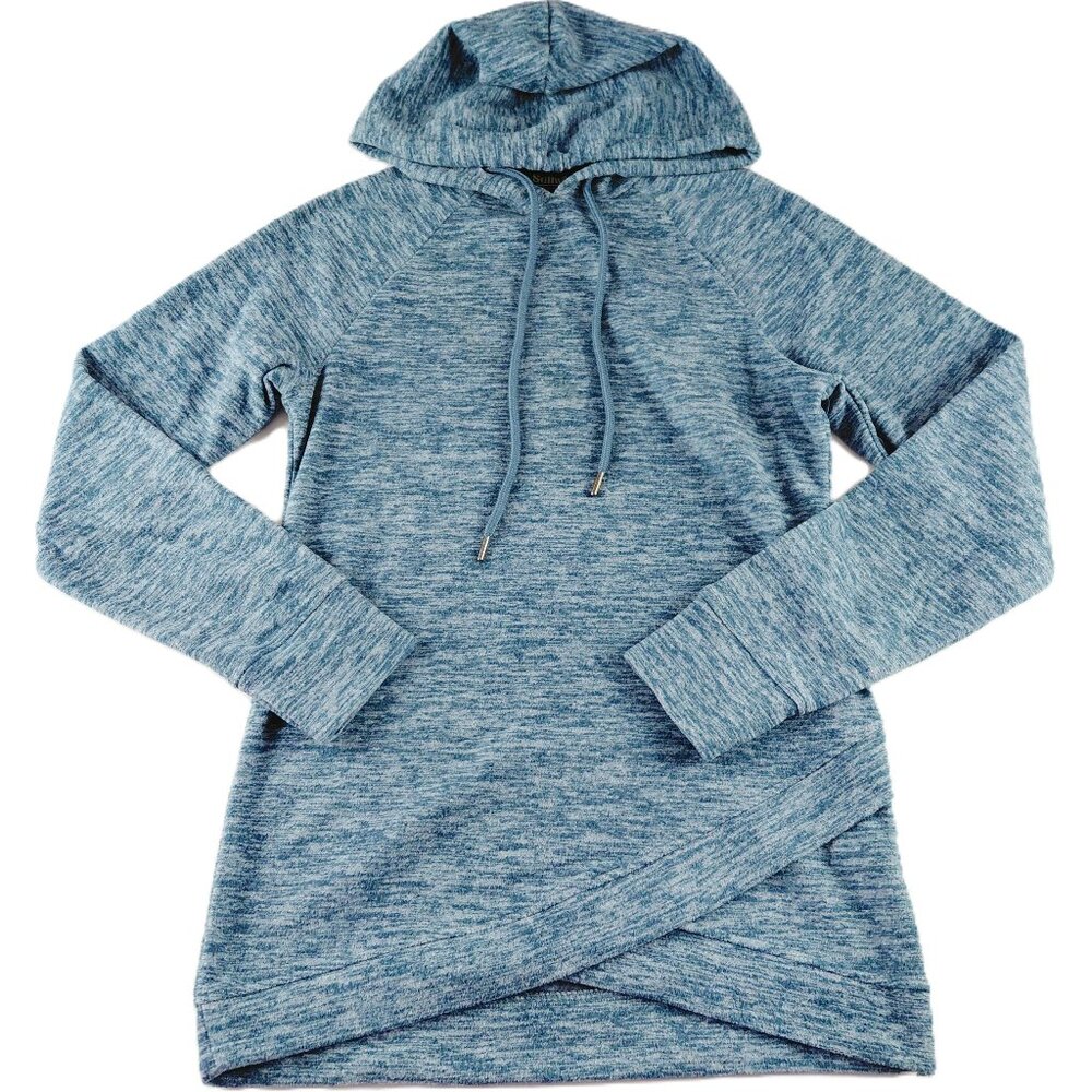 Stillwater Supply Co. Fleece Pullover Hoodie Women's Size Small Teal Blue